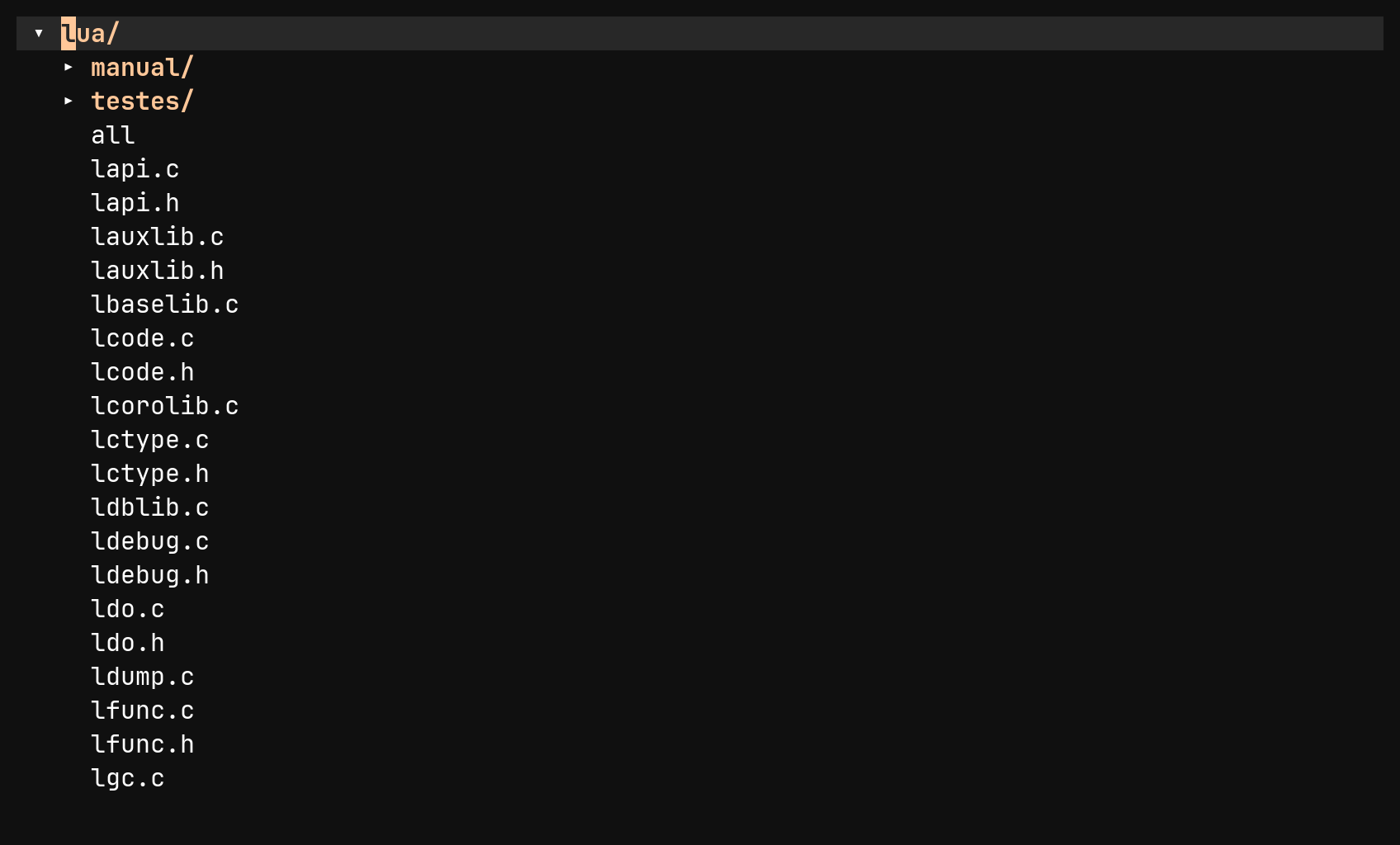 Open a directory: step 0