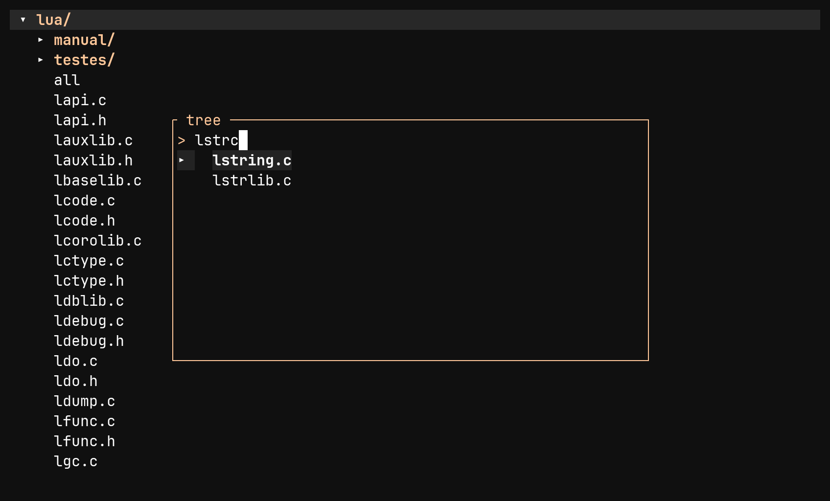 Open a directory: step 2
