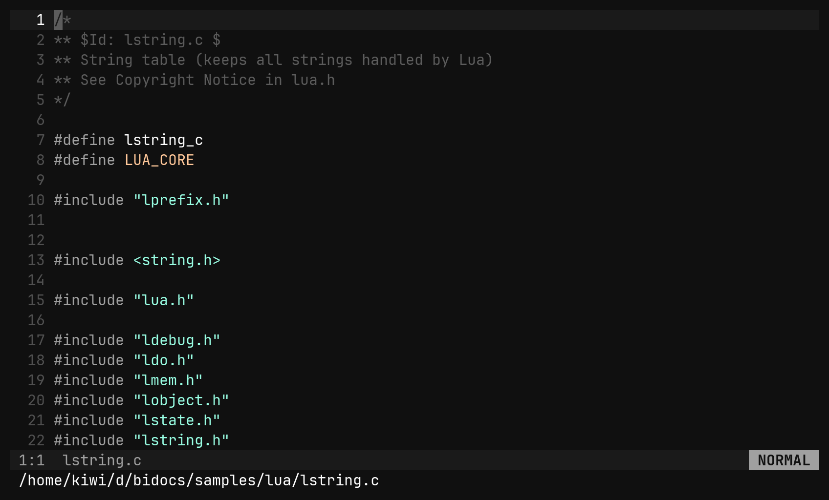 Open a directory: step 4