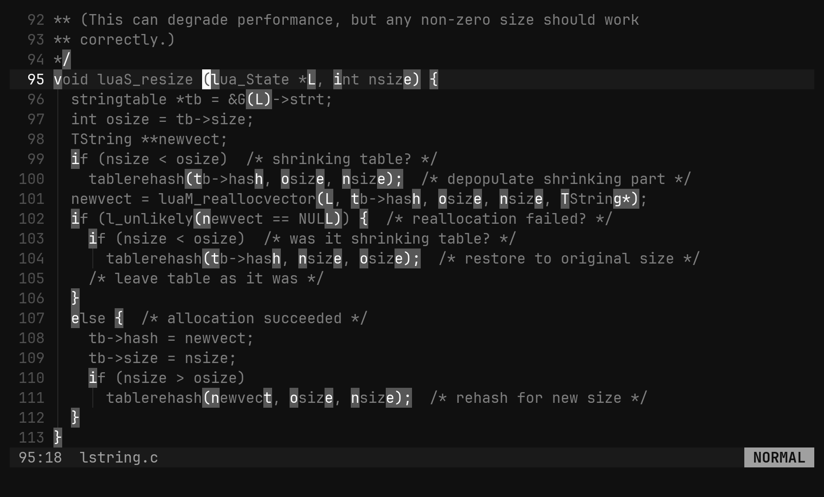 Walk the parse tree: step 2