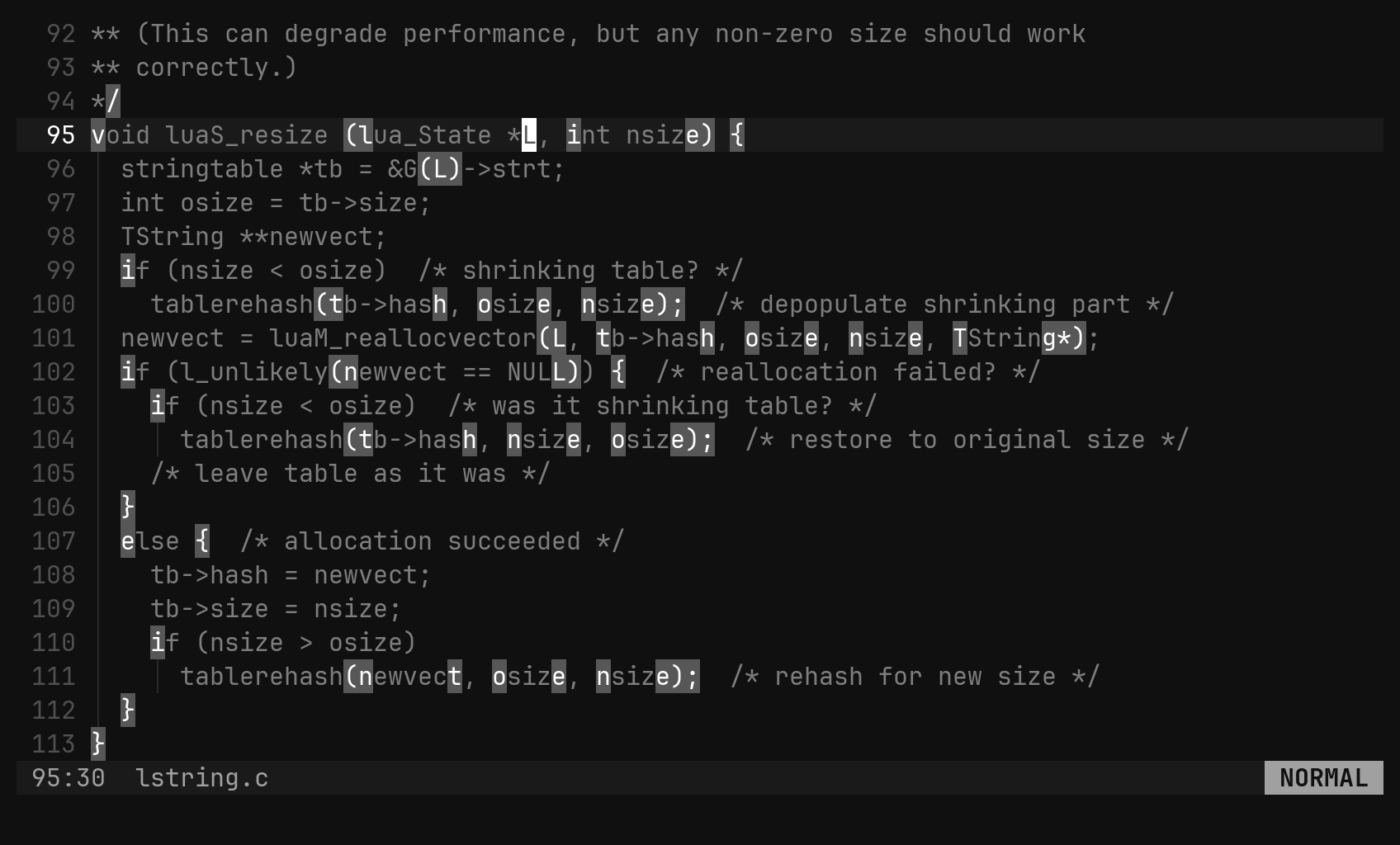 Walk the parse tree: step 4