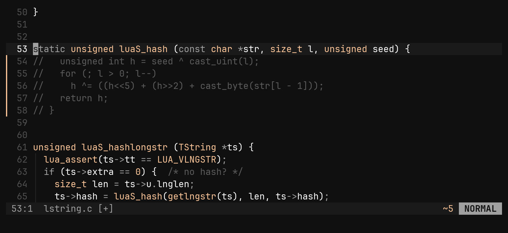 gc: comment by motion: step 2