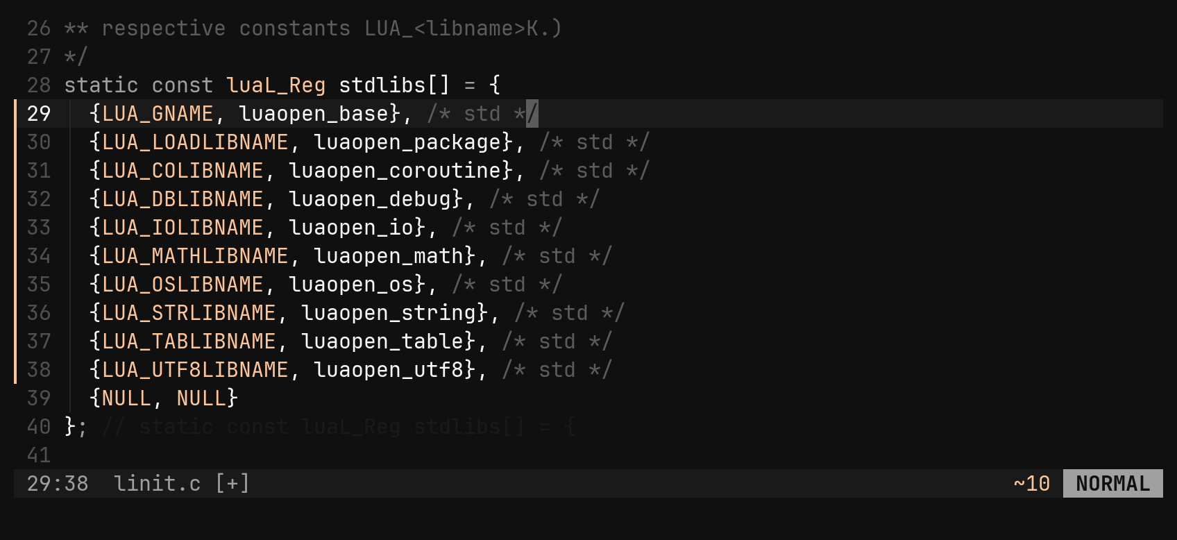 Blockwise: $A on ragged rows: step 3