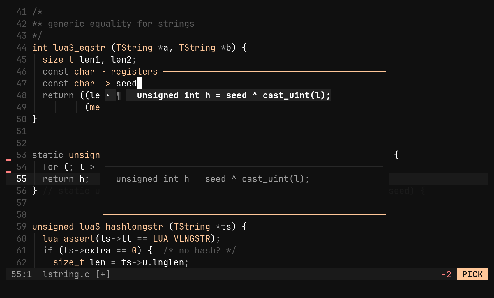 The ring and its picker: step 4