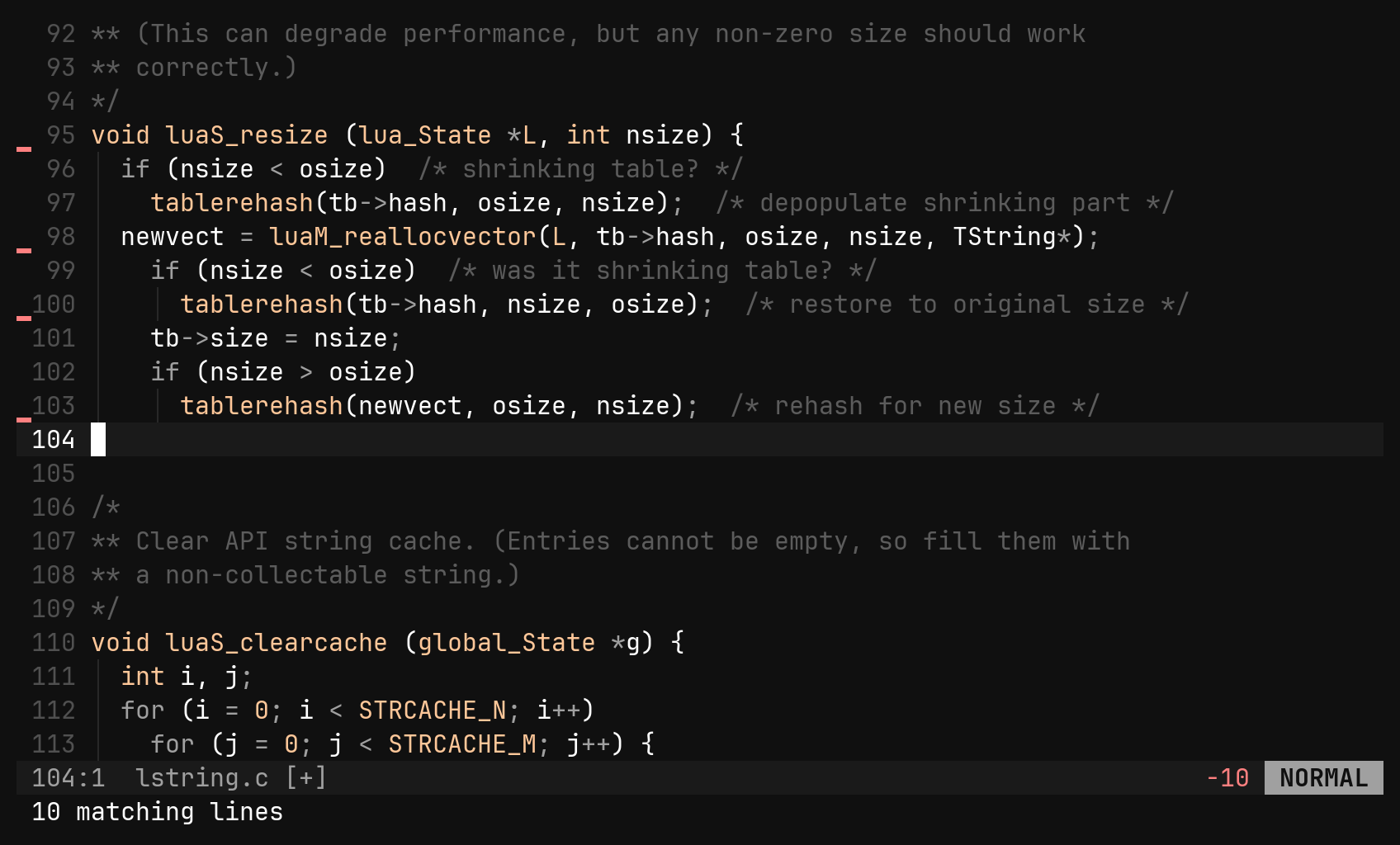:g and :normal: step 3
