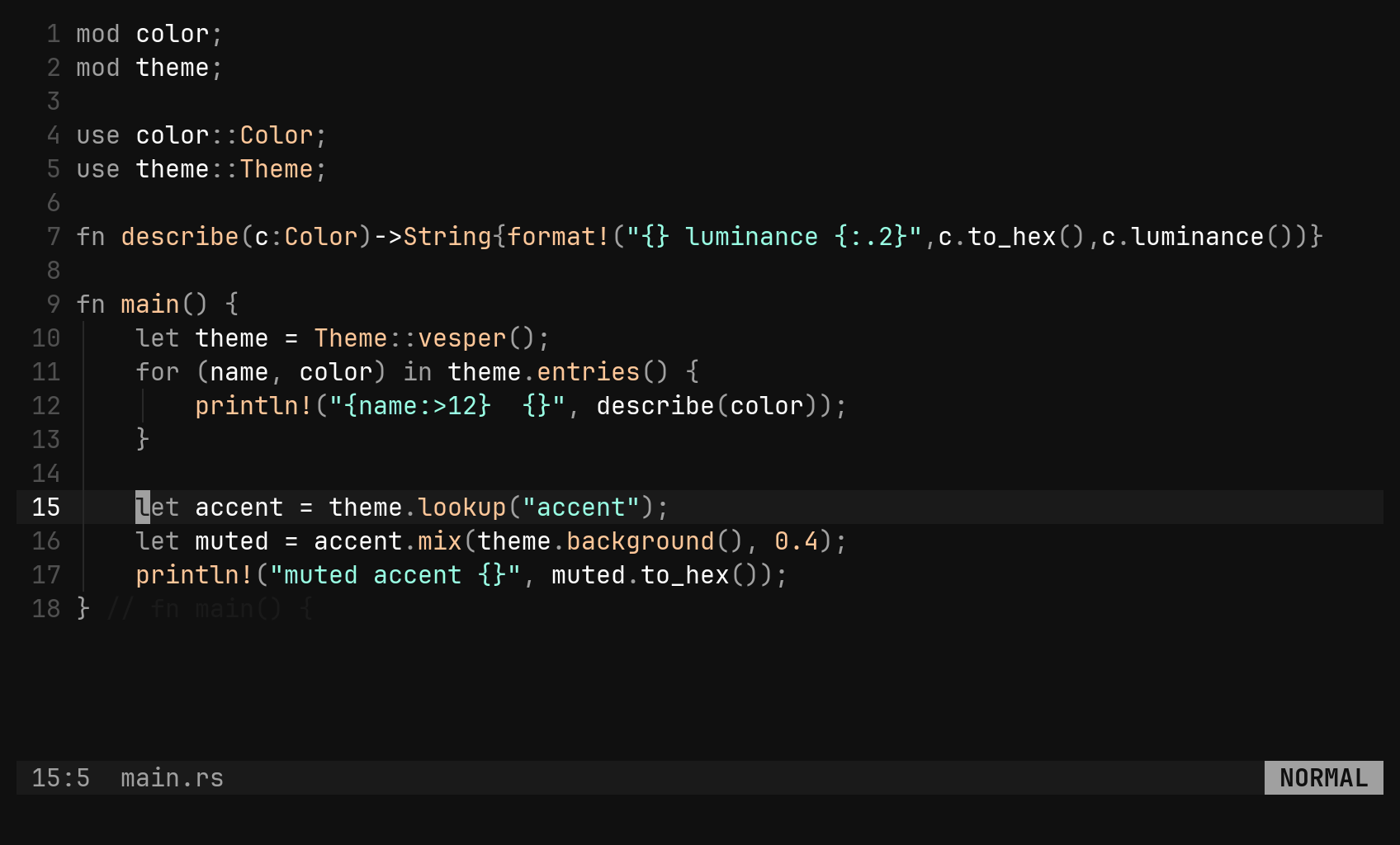 Code actions and format: step 0