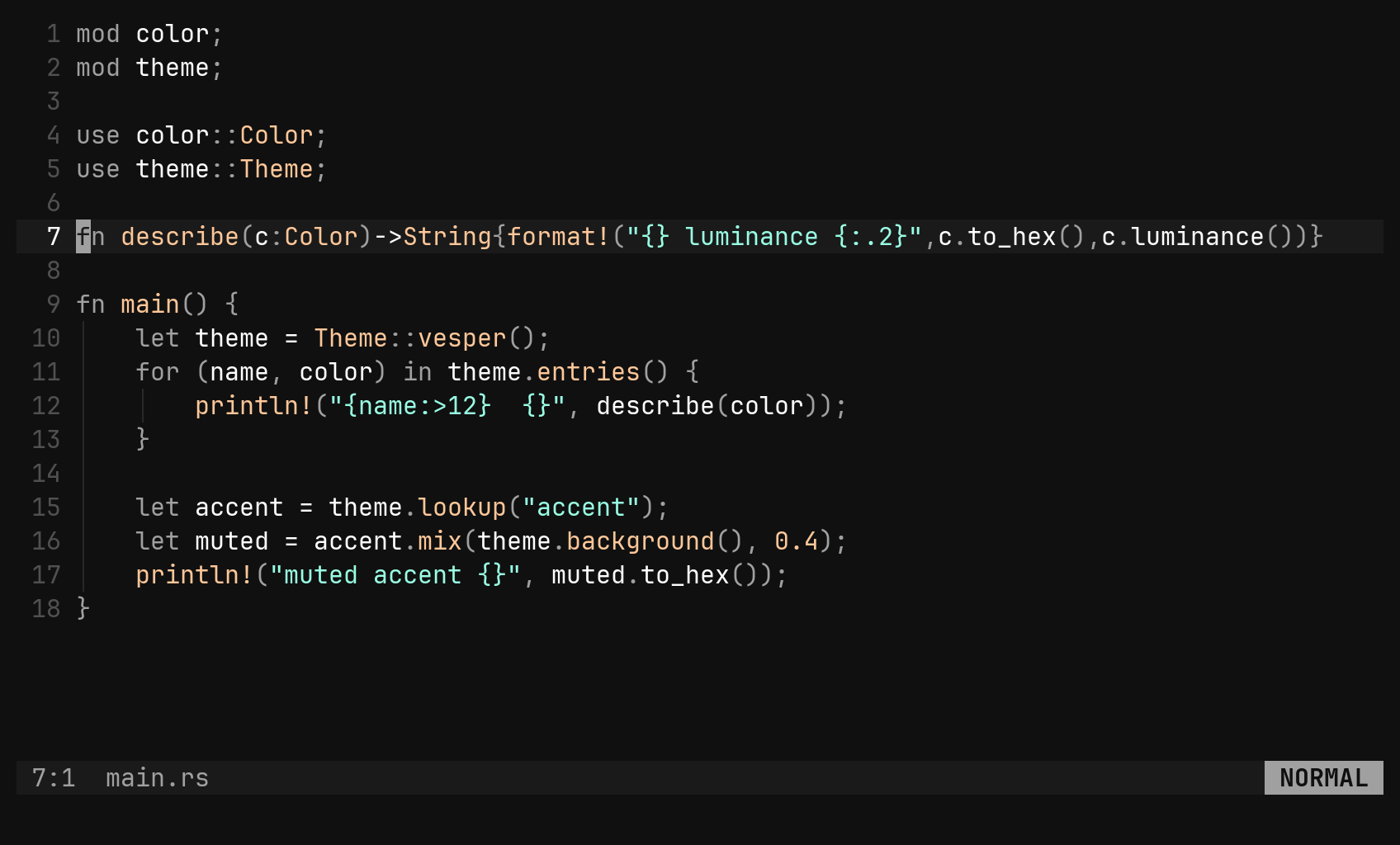 Code actions and format: step 2