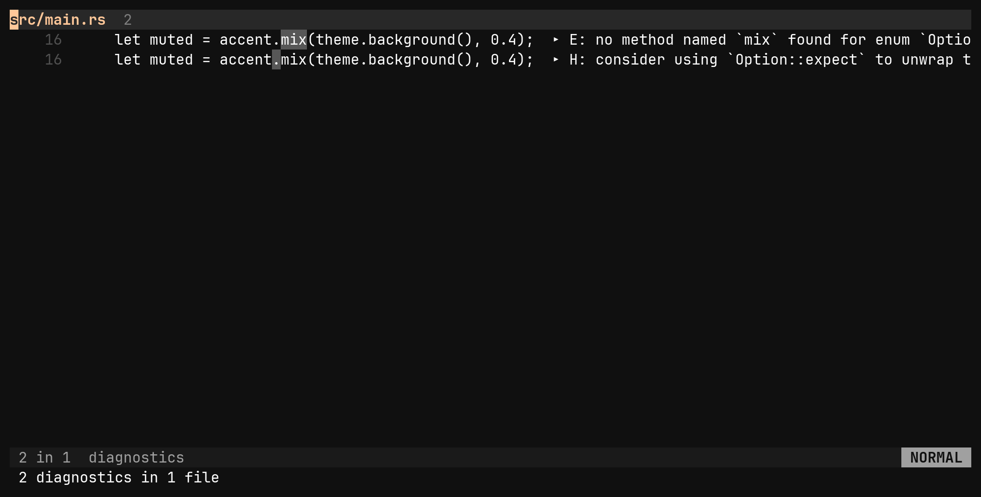 Diagnostics: step 4