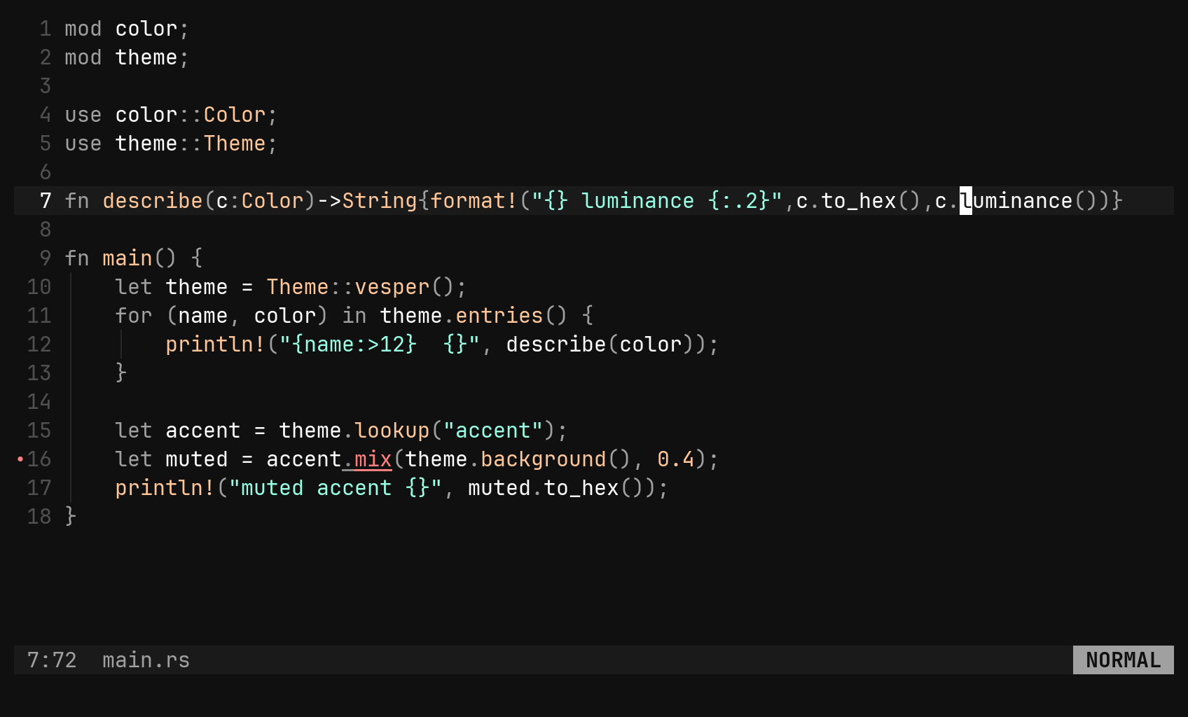Hover: step 0