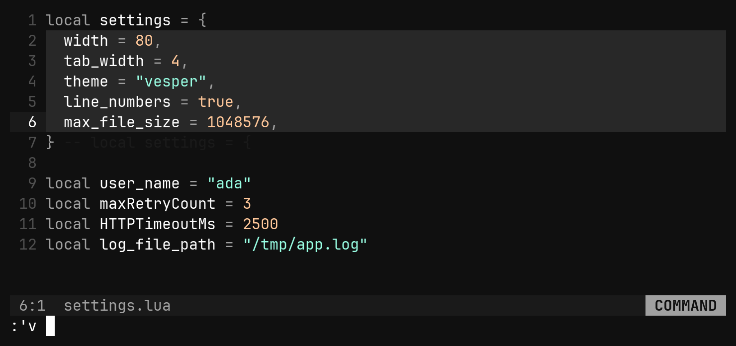 Align on =: step 2