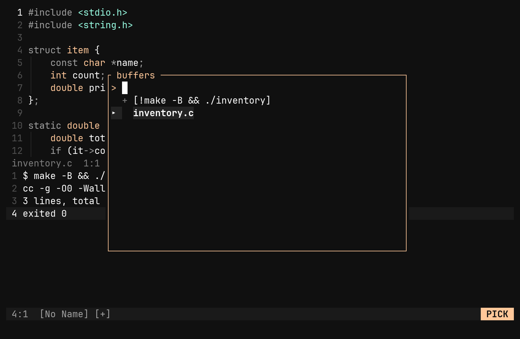 Run a build: step 4