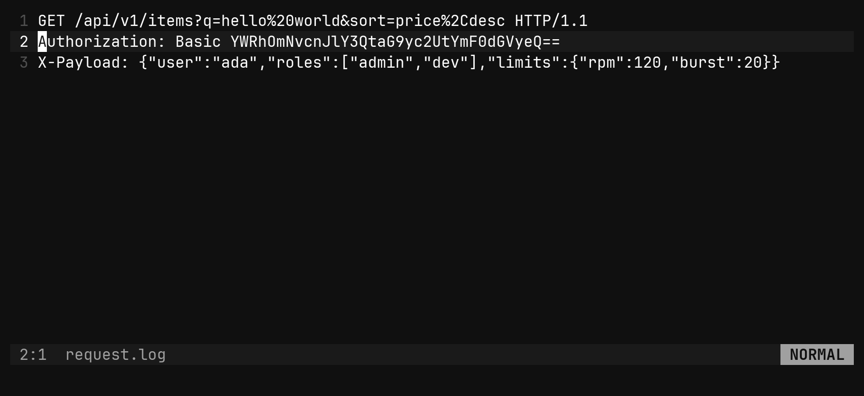 Decode in place: step 0