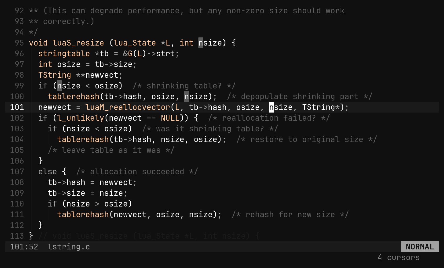 Rename with Ctrl-N: step 2