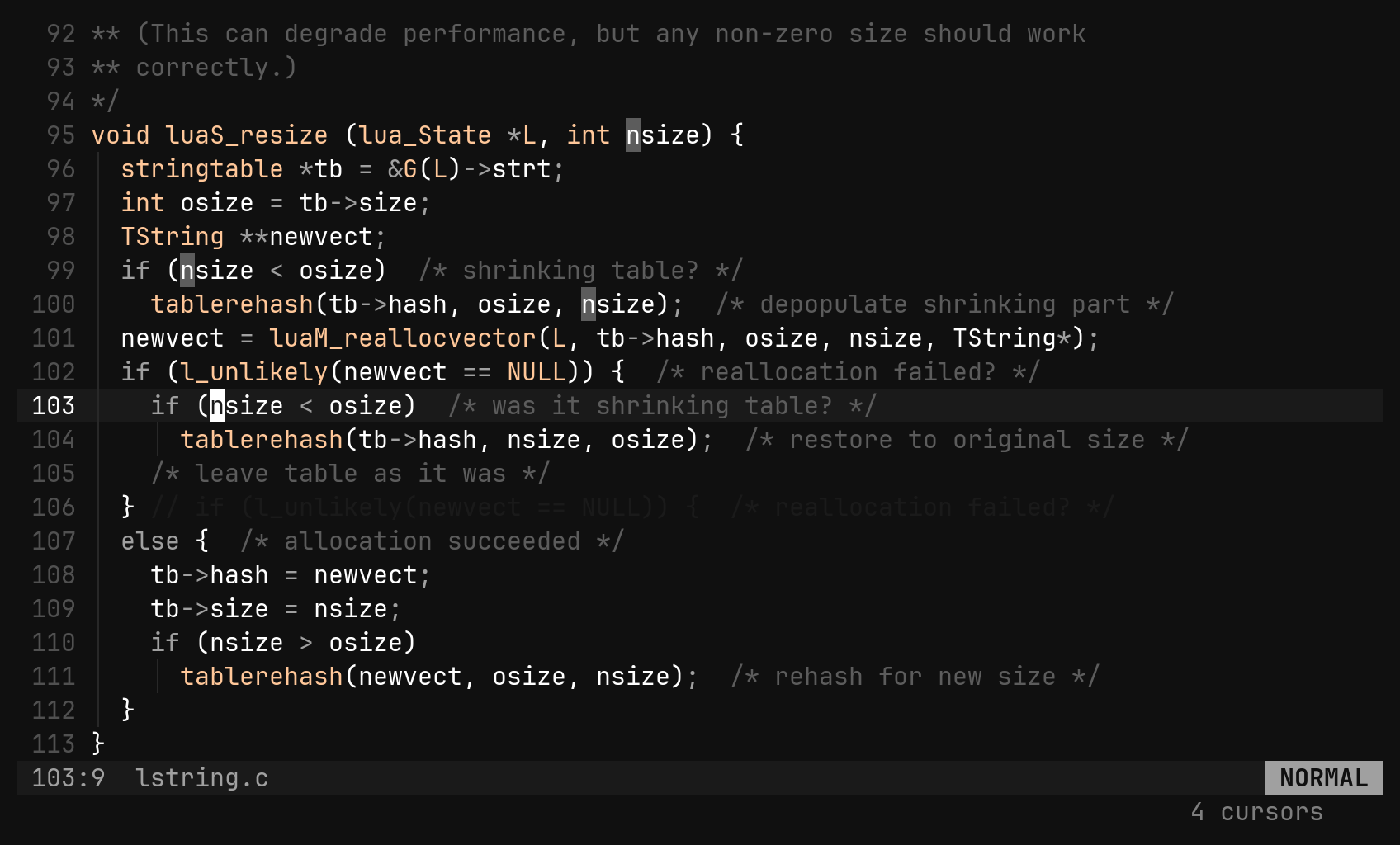 Rename with Ctrl-N: step 3