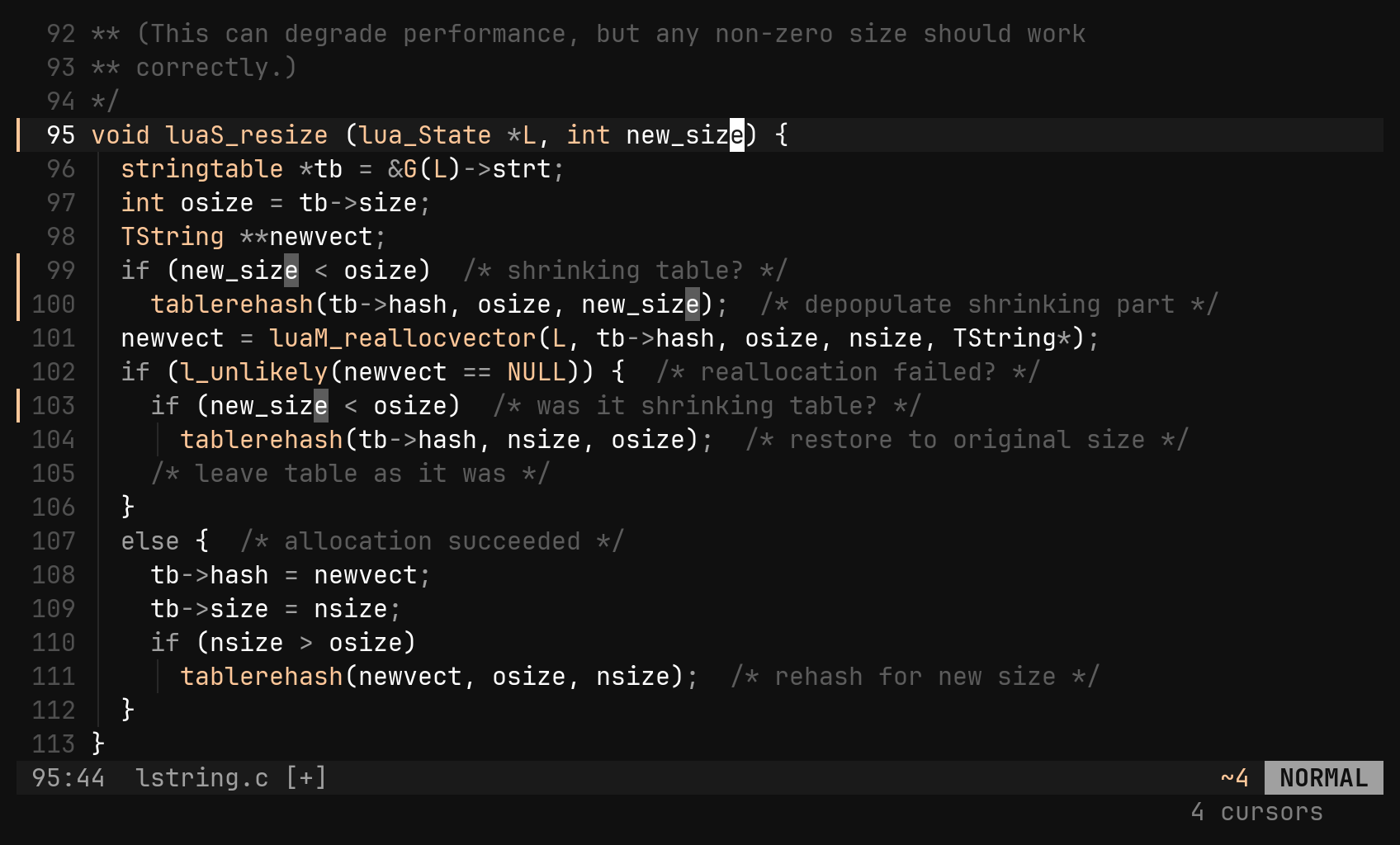 Rename with Ctrl-N: step 5
